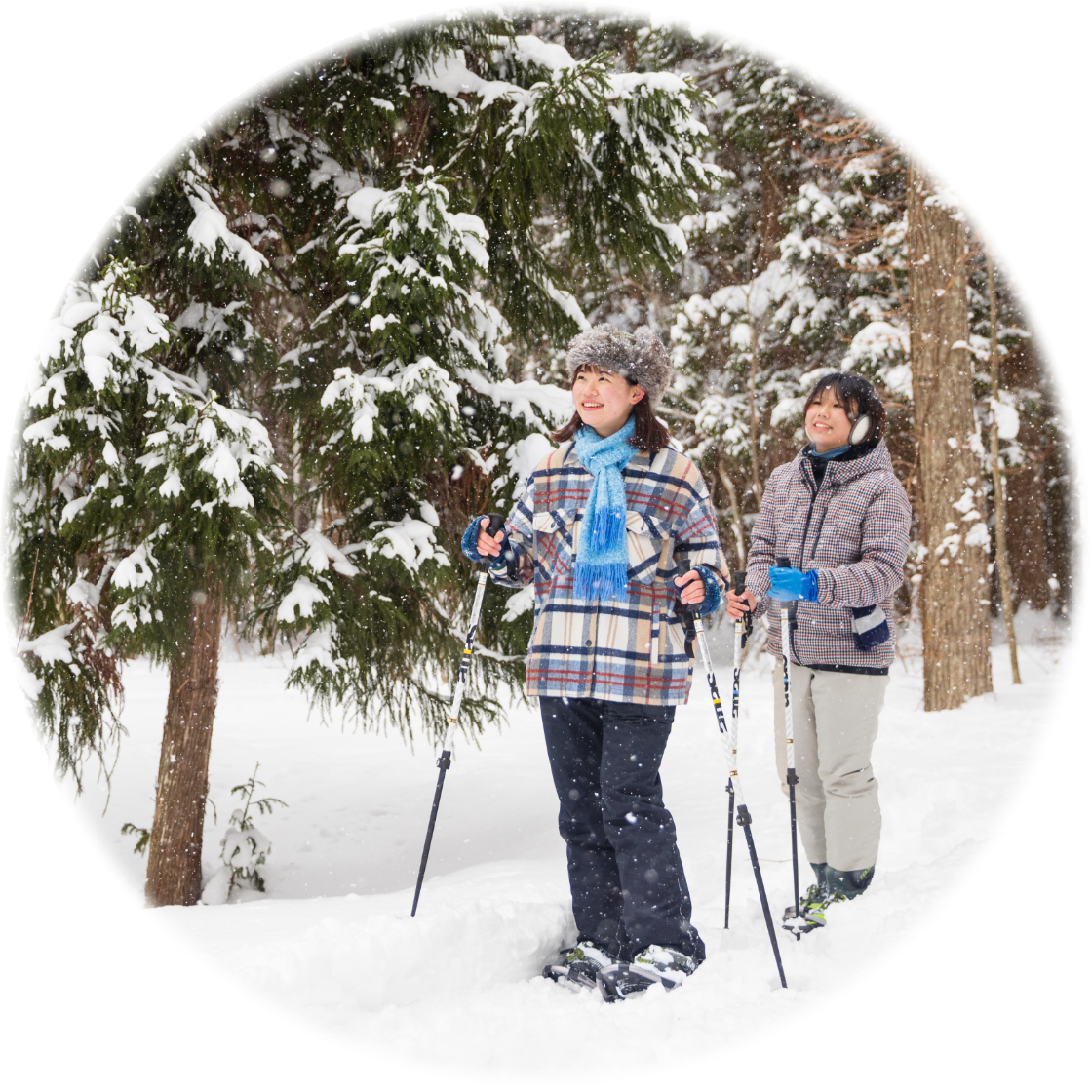 十和田湖畔スノーシュー